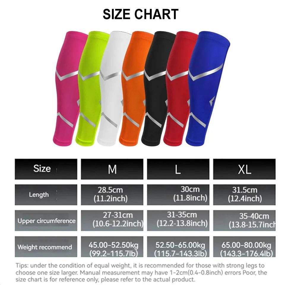 Professional Targeted Compression Calf and Shin Support Sleeve