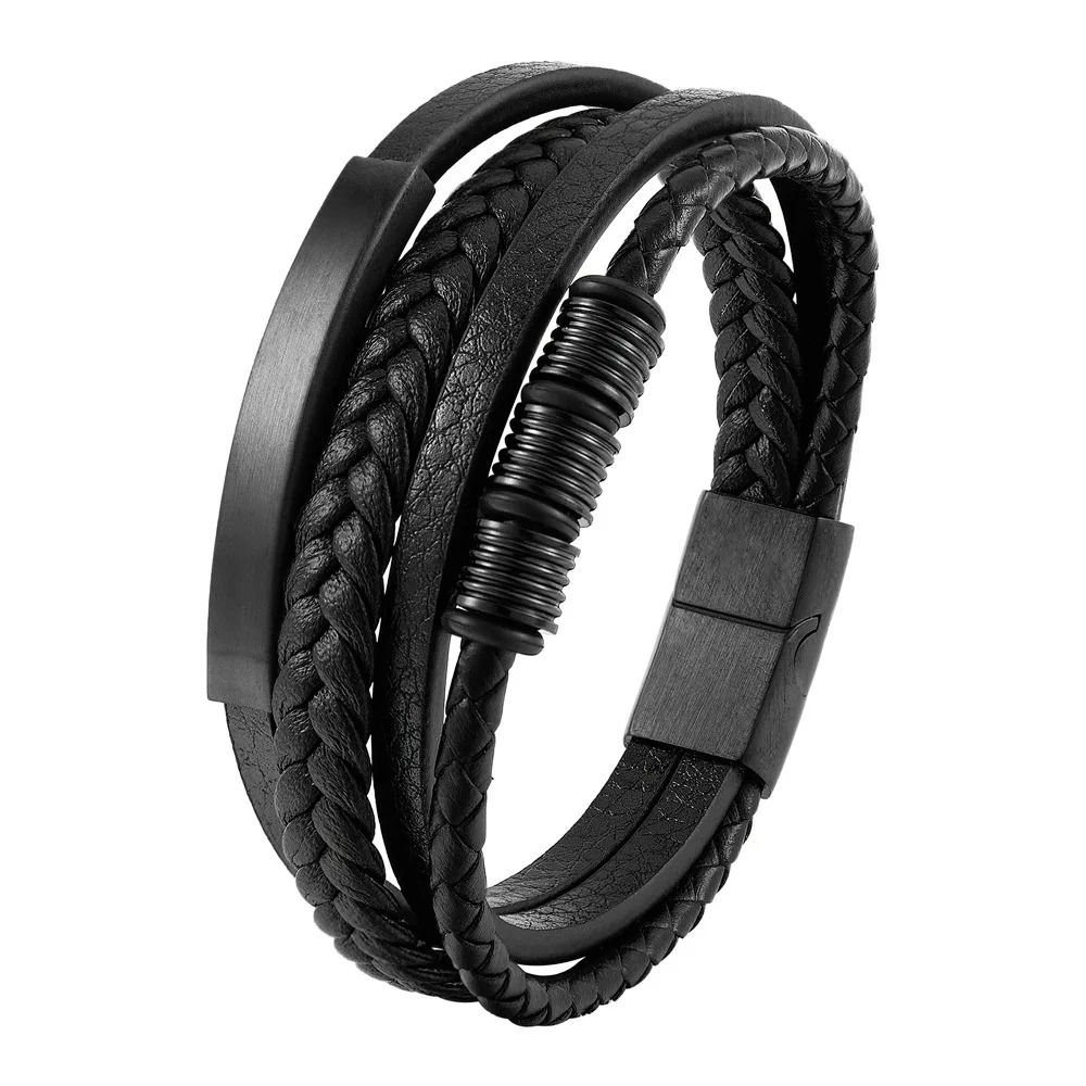Braided Rope Bracelet with Magnetic Clasp