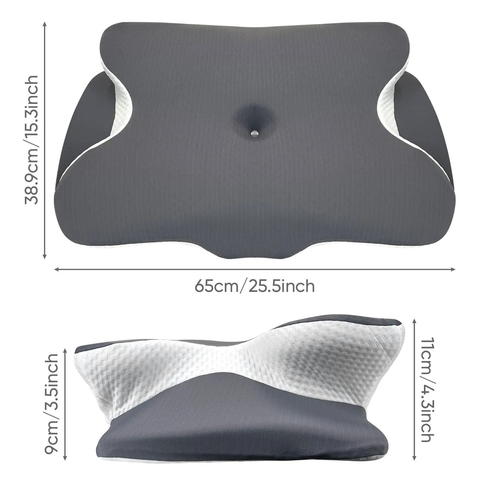 High-Fidelity Cooling Silk Cervical Pillow