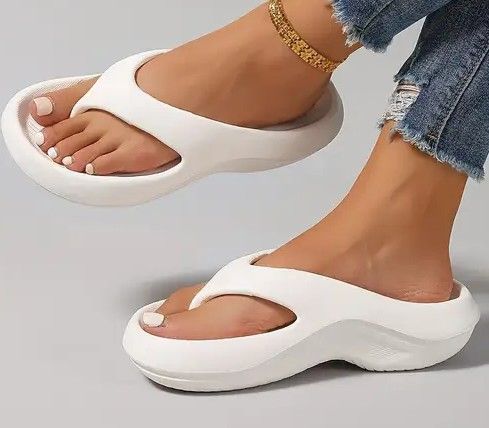 CloudLift EVA Platform Flip Flops – Women's Non-Slip Summer Sandals with Soft Sole Comfort