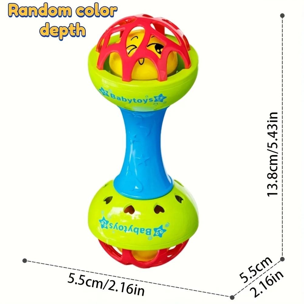 Drum, Bell, and Ball Rattle Toy Set
