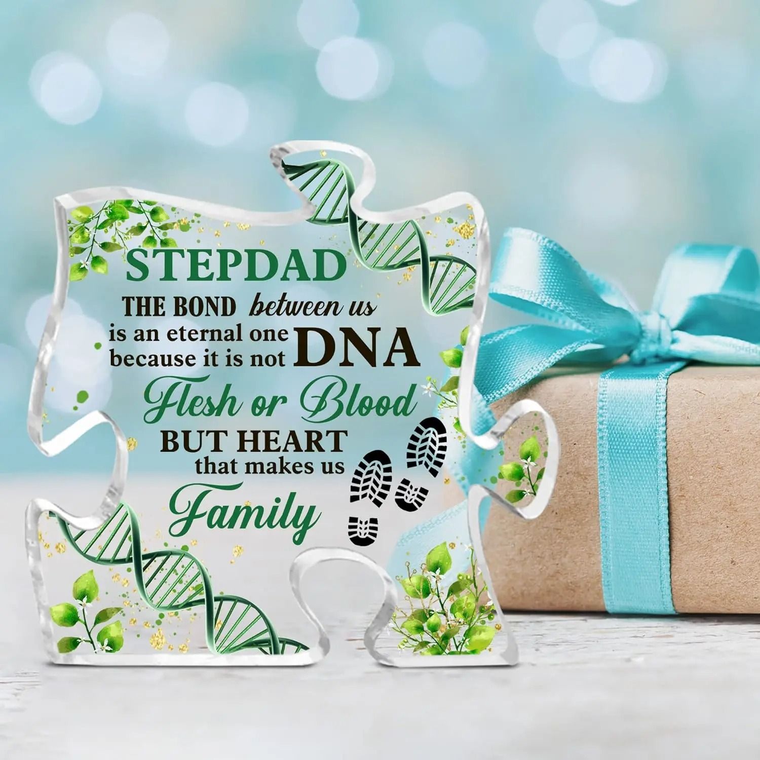HeartWords Stepdad Clear Desk Decorative Sign Gift