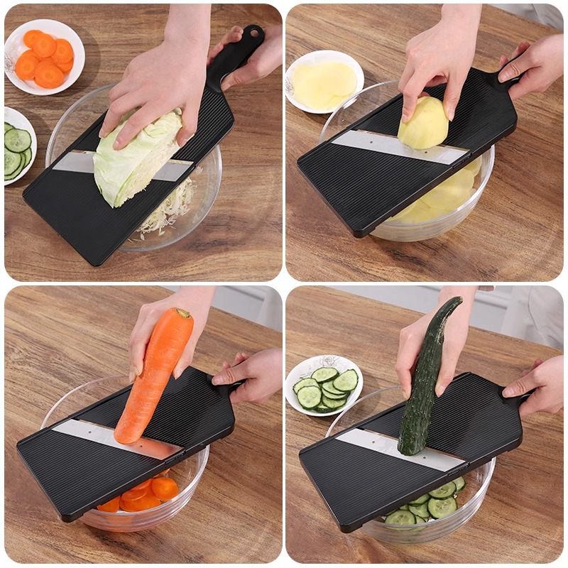 Stainless Steel Onion Veg Potato Dicer Multifunctional Chopper Slicer Plastic Kitchen Tool with Progressive Blade