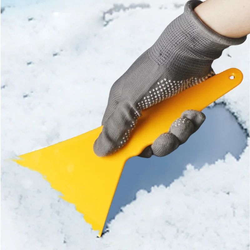Heavy-Duty Car Ice Scraper & Window Squeegee