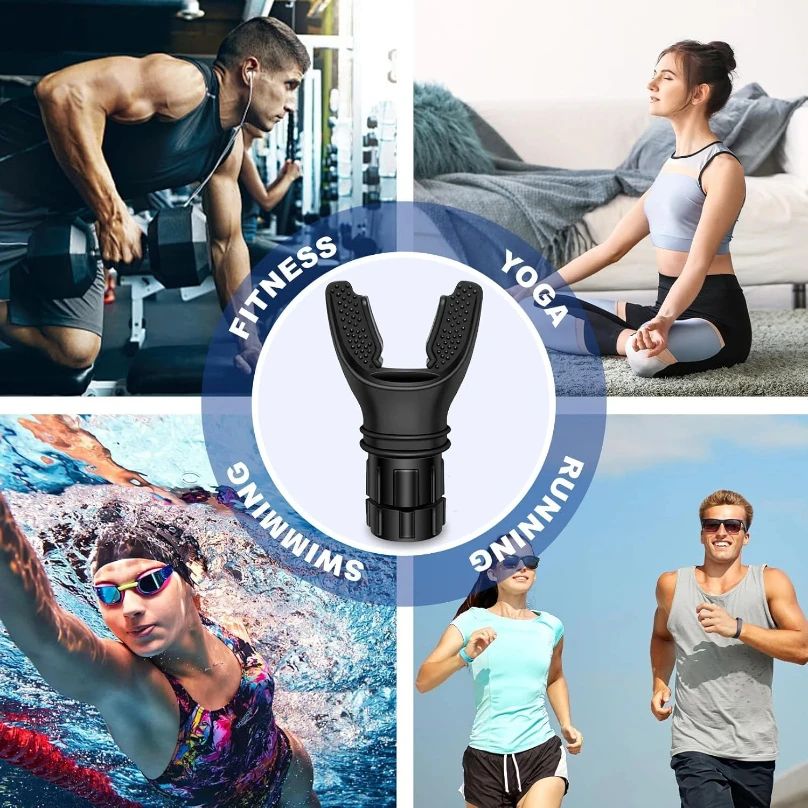 Adjustable Breathing Trainer Lung Capacity Exerciser Device