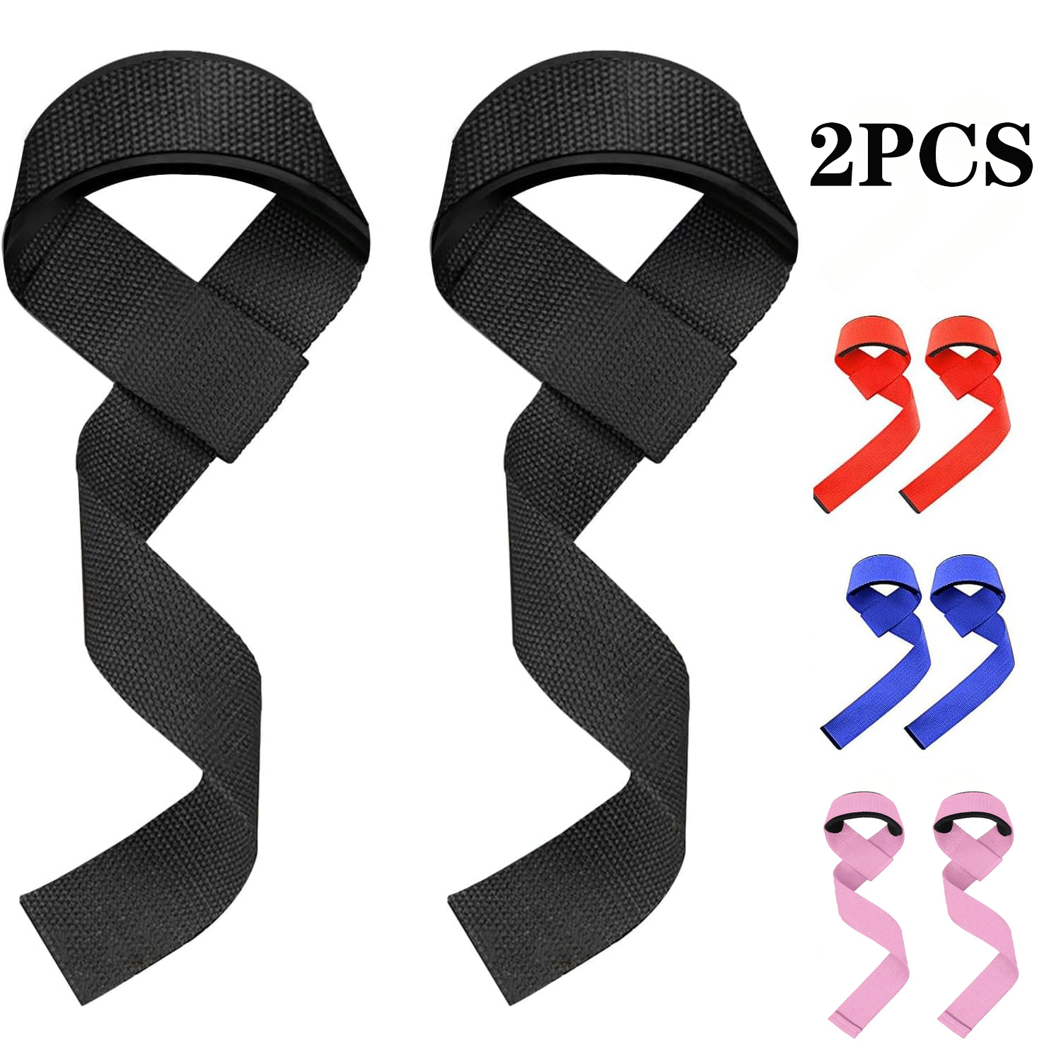 Adjustable Non-slip Gym Fitness Lifting Strap, Weightlifting Wrist Straps, Sports Grip Band for Strength Training