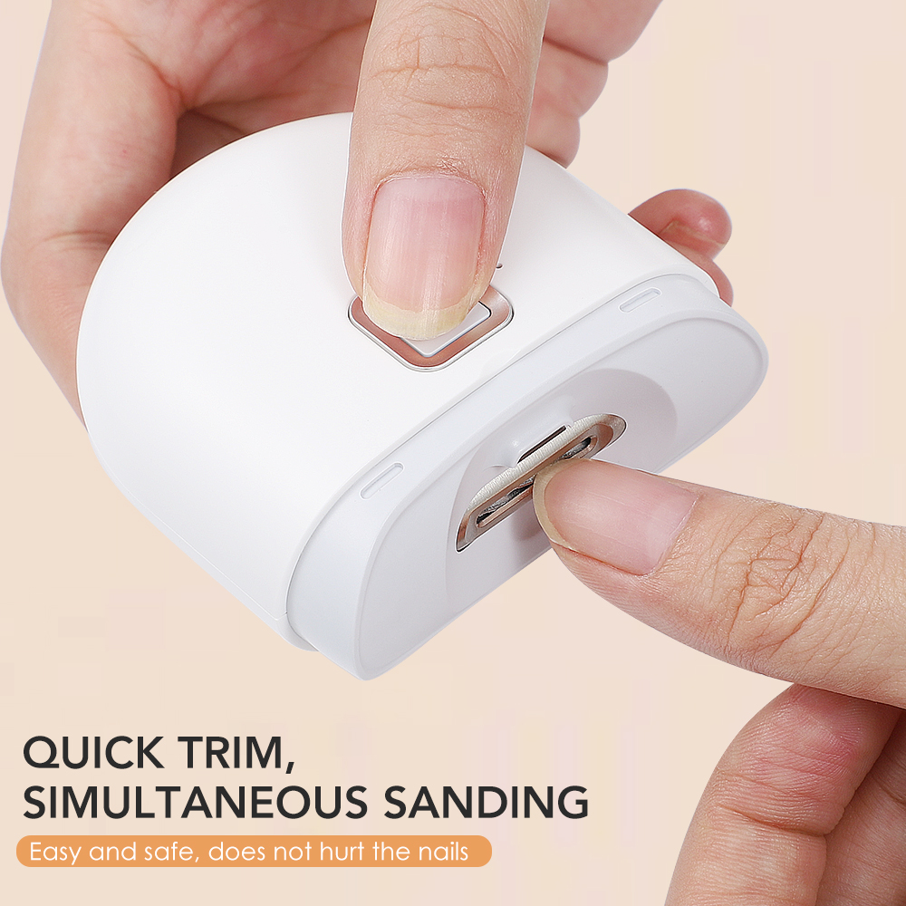 Rechargeable Electric Nail Clipper, Automatic Nail Grinder for Children and Adults, Nail Polishing Trimmer Tool