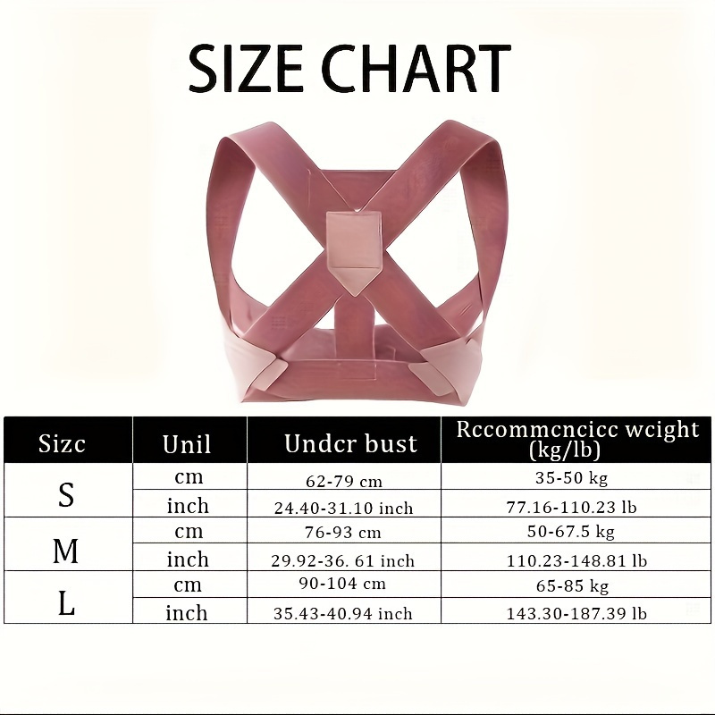 Invisible Posture Correction With Straps, Hunchback Corrector for Adults, Bent Waist, Chest and Neck Forward Tilt