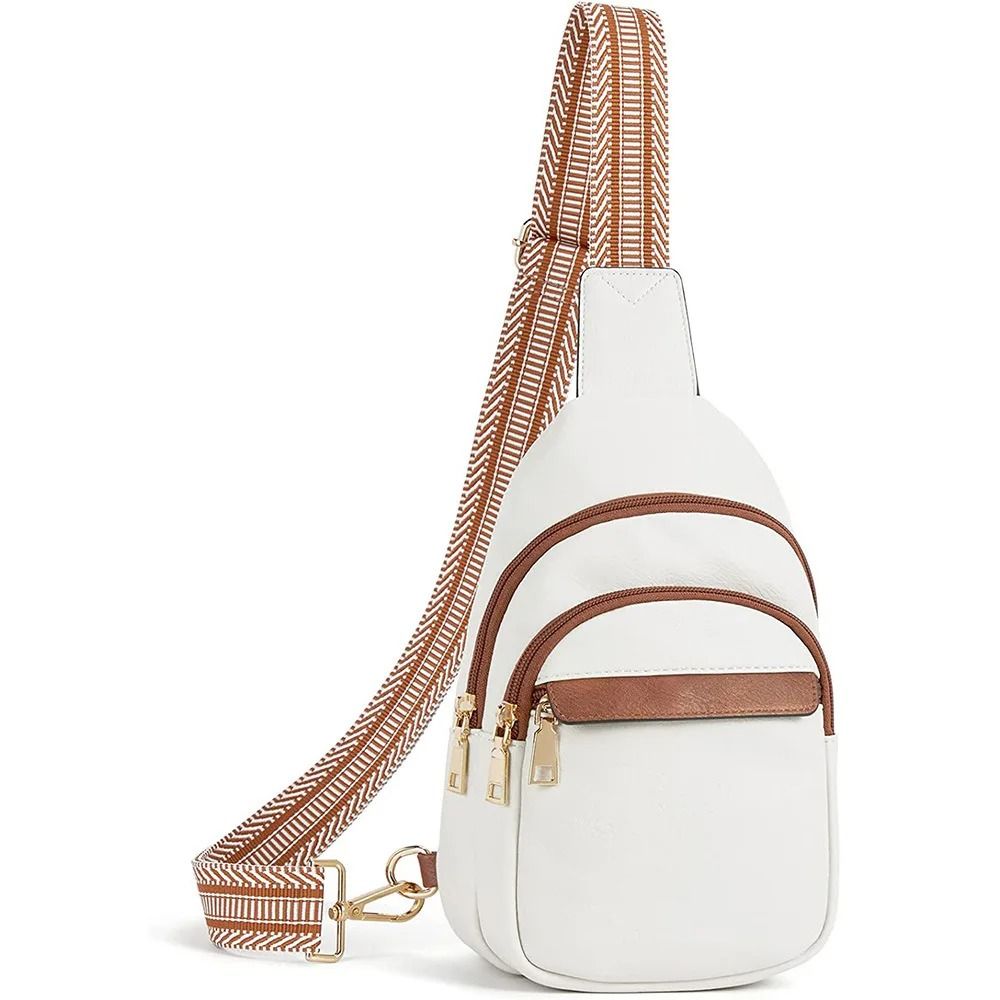PU Womens Chest Bag Single Shoulder Crossbody