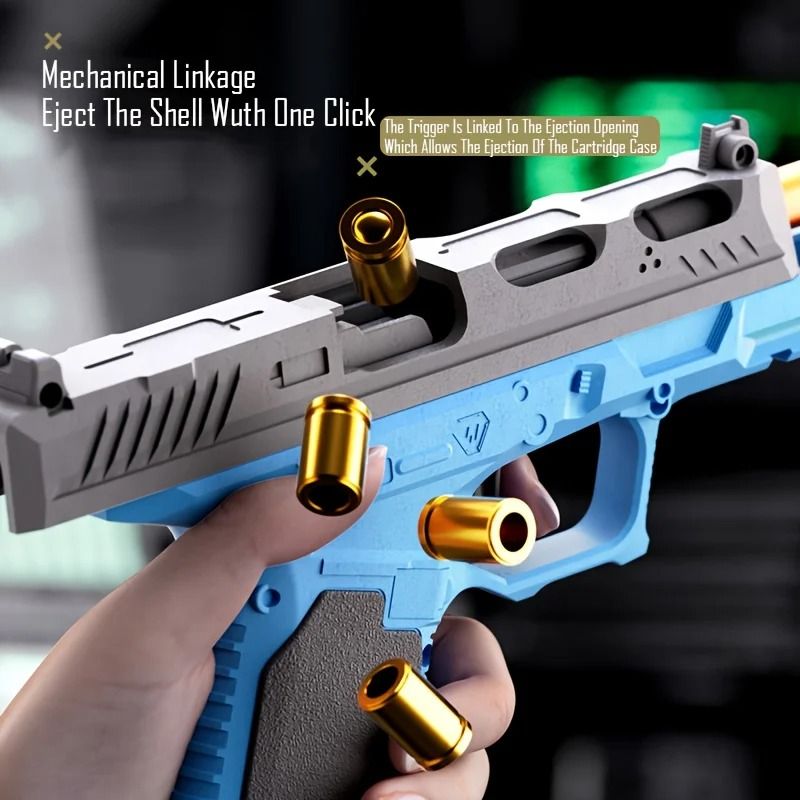 SIG17 Shell Ejecting Soft Bullet Toy Pistol with Blowback Action