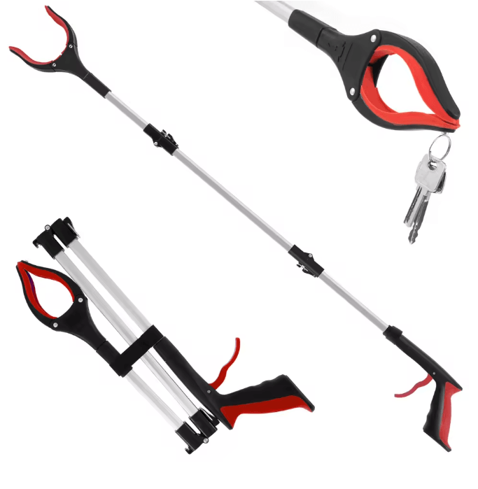 ReachEase Foldable Grabber Tool Non Slip Jaw Litter Pickup Stick