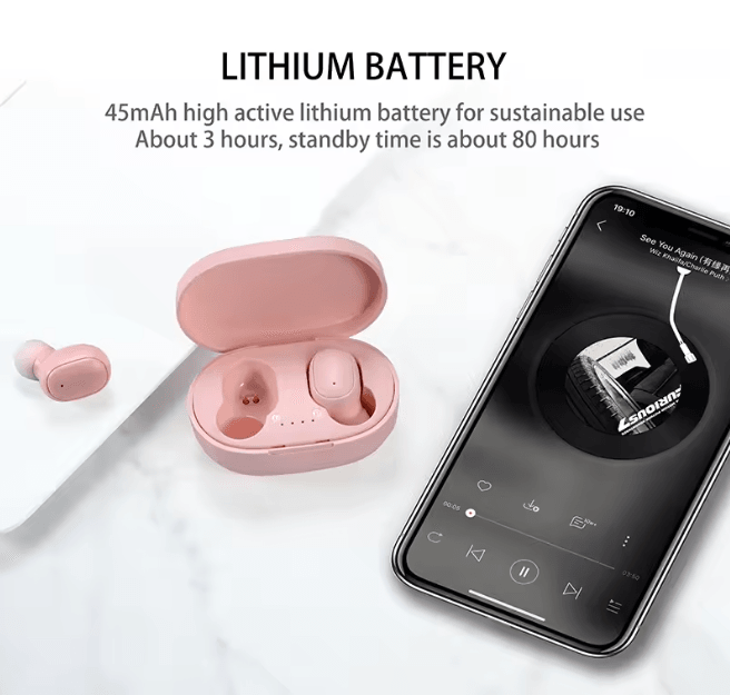 A6S Wireless Bluetooth Earbuds Sport Stereo Earphones