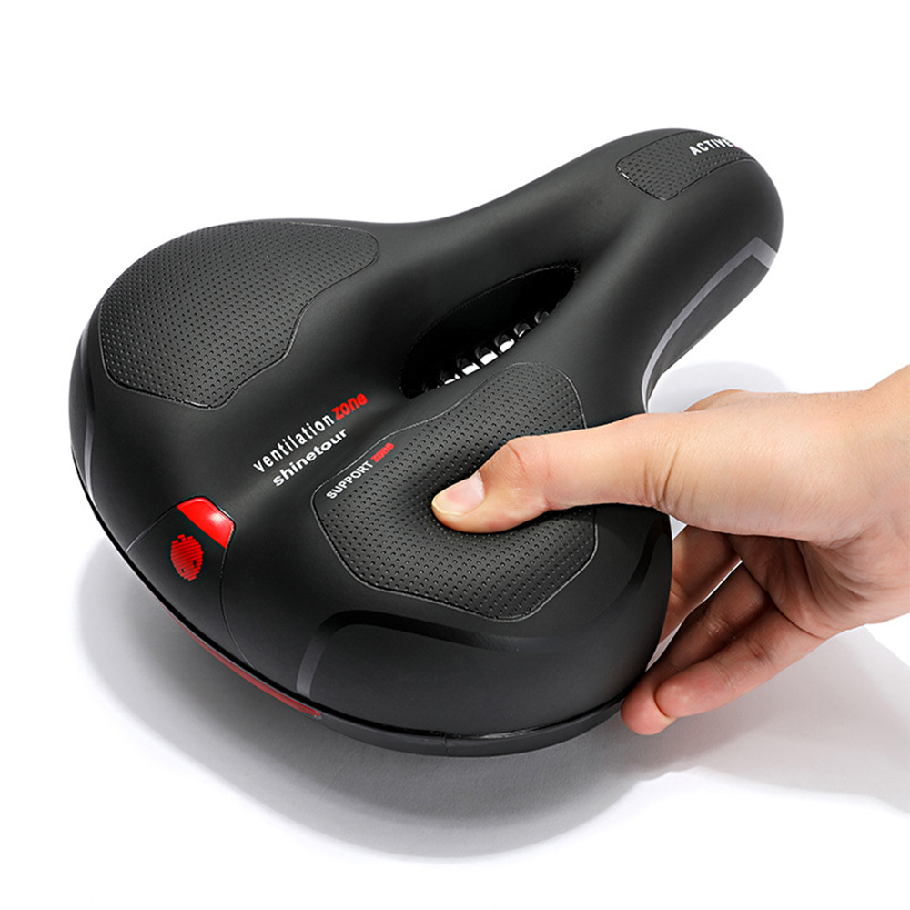 Hollow Breathable Bicycle Saddle, Shock-Absorbing MTB & Road Bike Seat