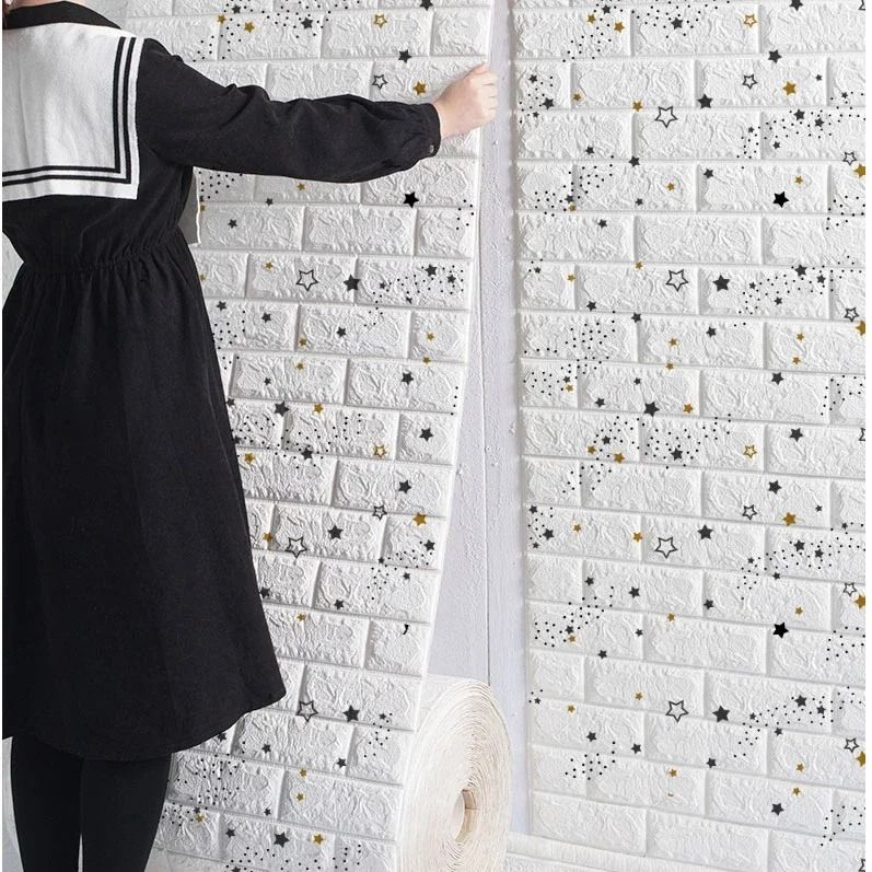 Architectural Narrative Surface – High-Definition 3D Brick Wall Sculpture