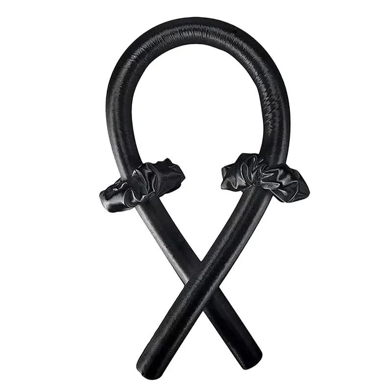 Heatless Curling Rod Headband No Heat Hair Curlers Silk Ribbon Overnight Curlers