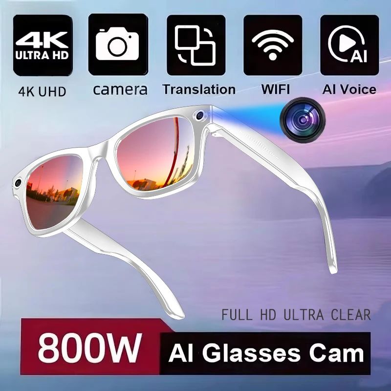 AI Smart Camera Translation Sunglasses