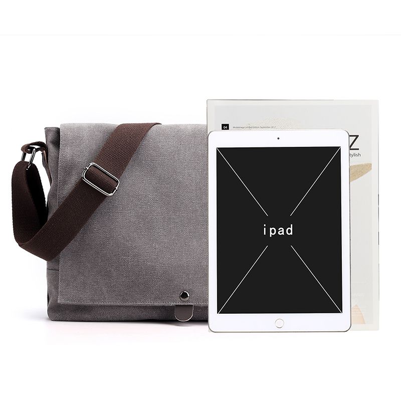 Mens Multi Functional Shoulder Bag Large Capacity Business Travel Sling Bag for Men