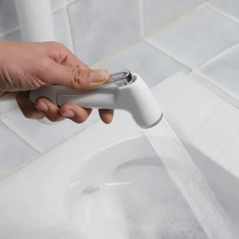 Portable Bidet Sprayer Set with Handheld Toilet Bidet, Retractable Spring Hose, Mounting Bracket & Switch Cleaning Tool