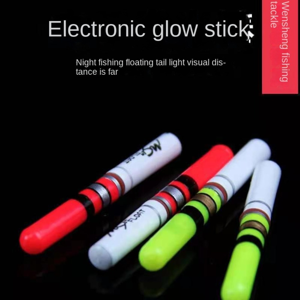 Night Fishing Fishing Rod Lighting Stick Waterproof Float Tackle LED Night Tackle Removable Electronic Pole Lamp Fishing Tools
