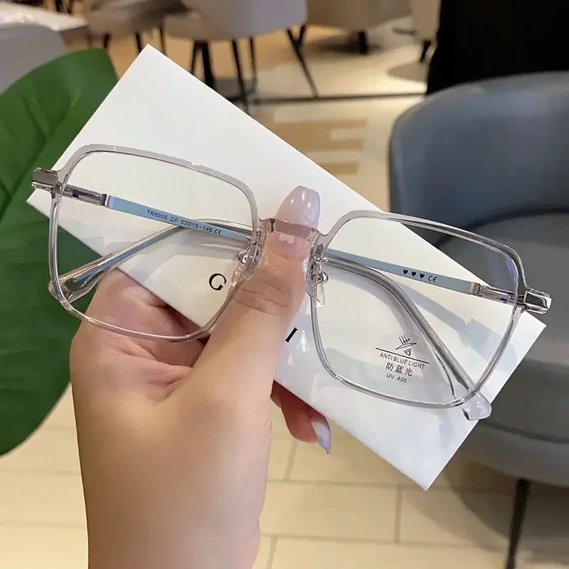 High-Definition Anti-Blue Light Reading Glasses Transparent Frame Unisex Eyewear