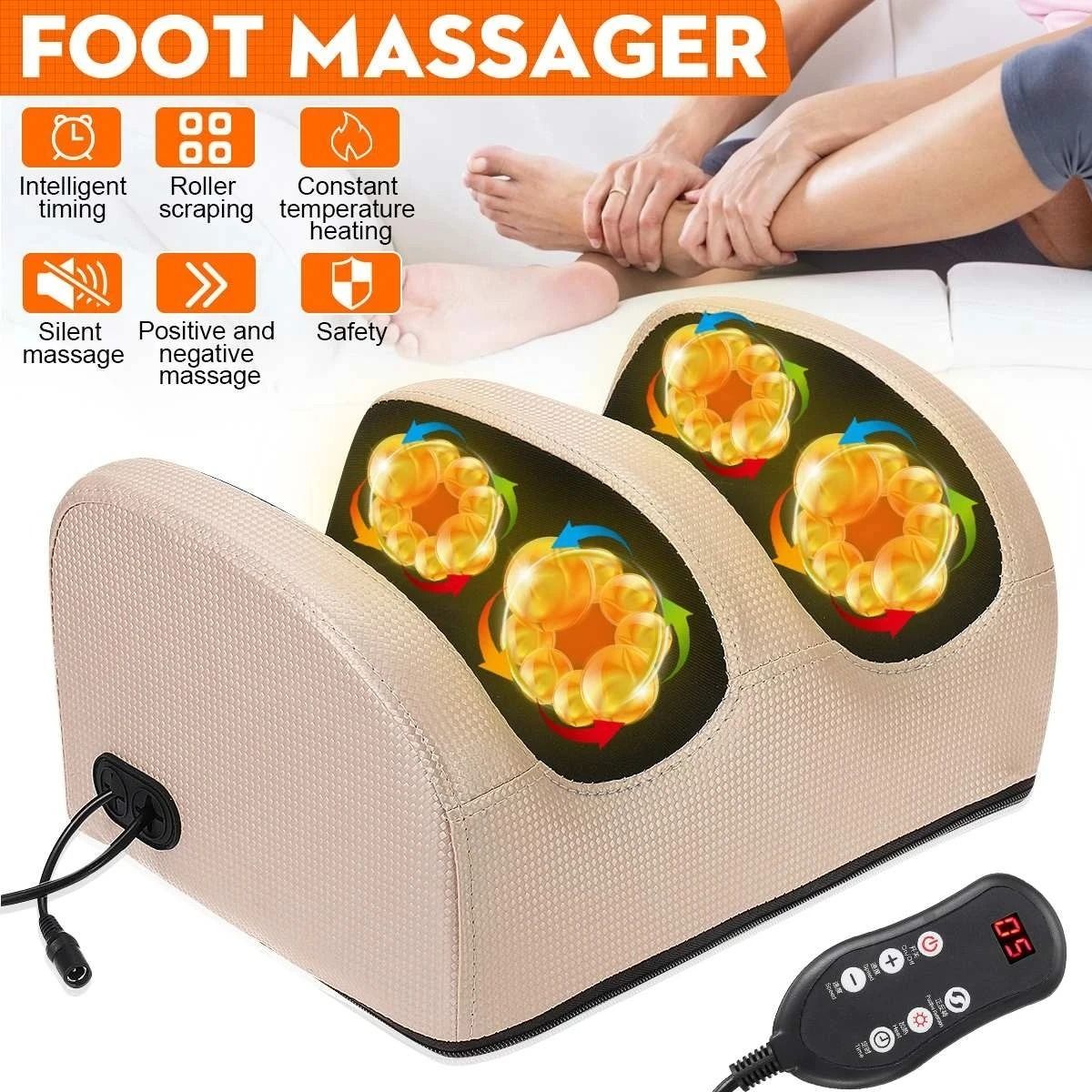 Electric Deep-Kneading Foot & Calf Health Massager