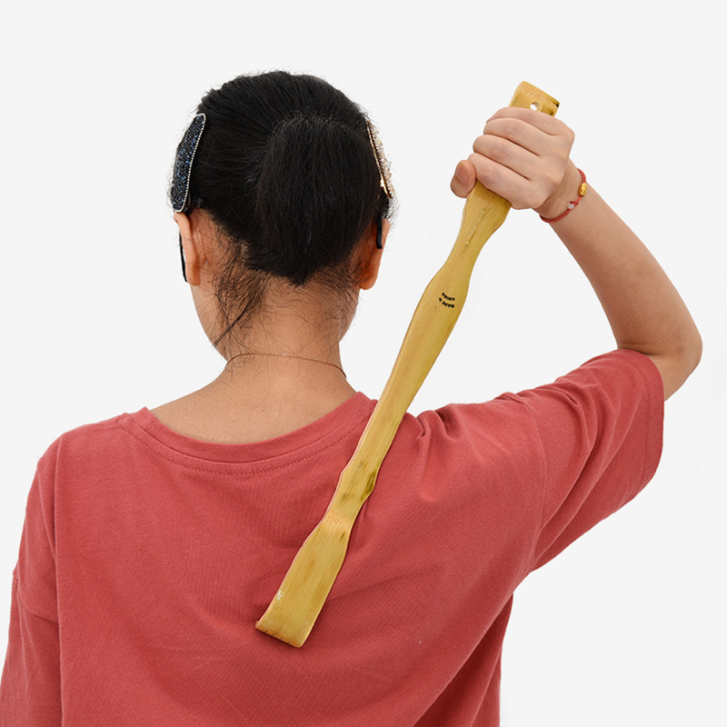 Bamboo Anti-Itch Back Scratcher – Home Massage Scratching Device