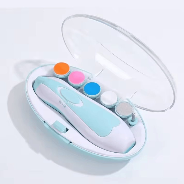 Multifunction Electric Baby Nail Trimmer Kit – Safe & Gentle Nail Care Set