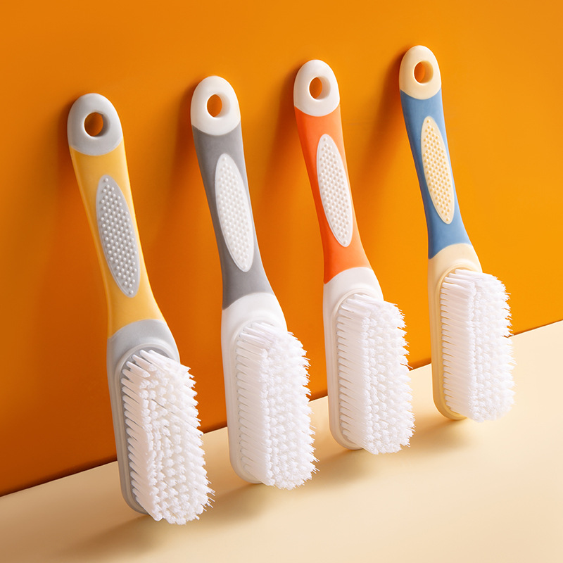 Soft Bristle Shoe Cleaning Brush with Long Handle for Shoes Laundry and Home Use
