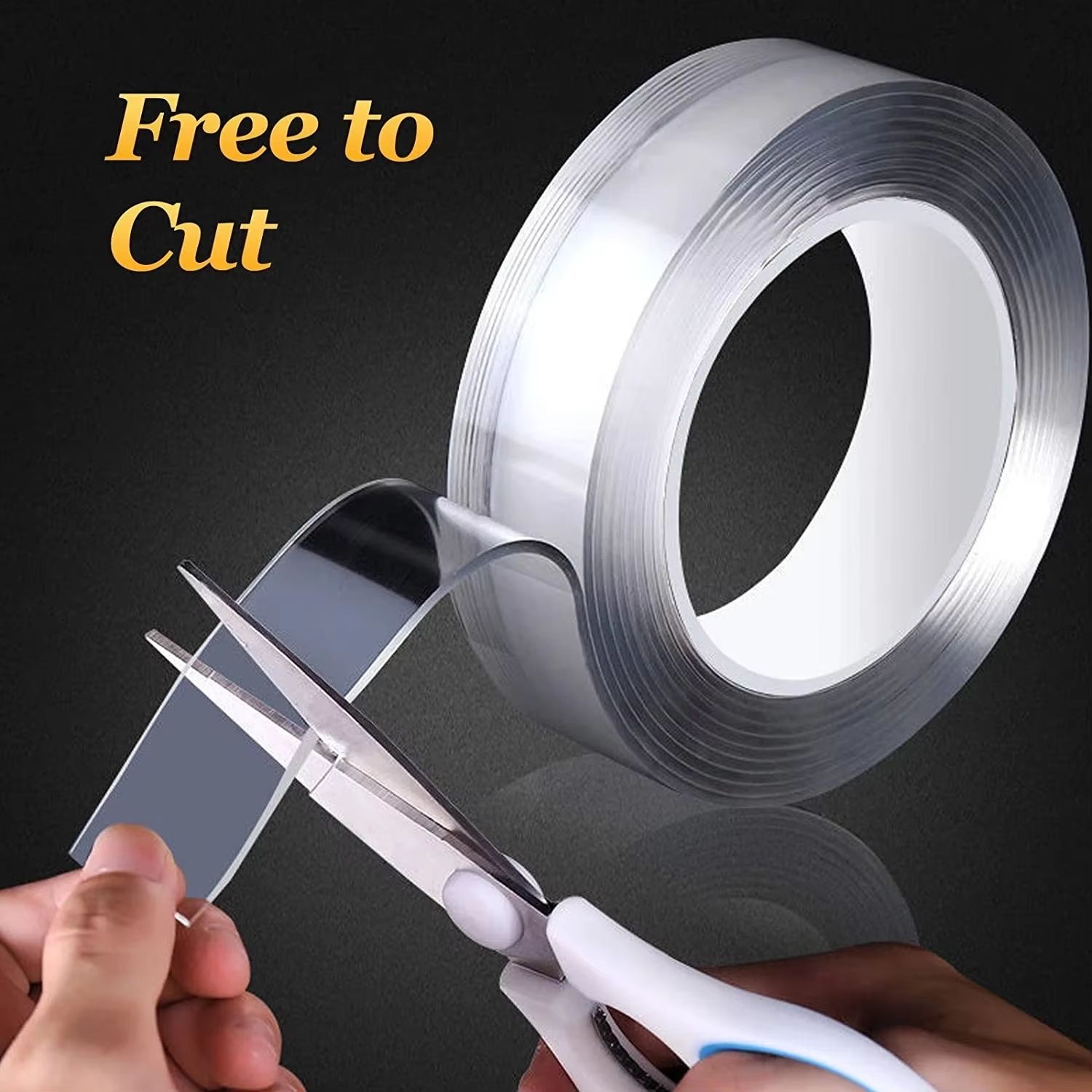 Nano Tape Traceless Double Sided Transparent Adhesive Tape (3.3ft / 9.8ft / 16.4ft)