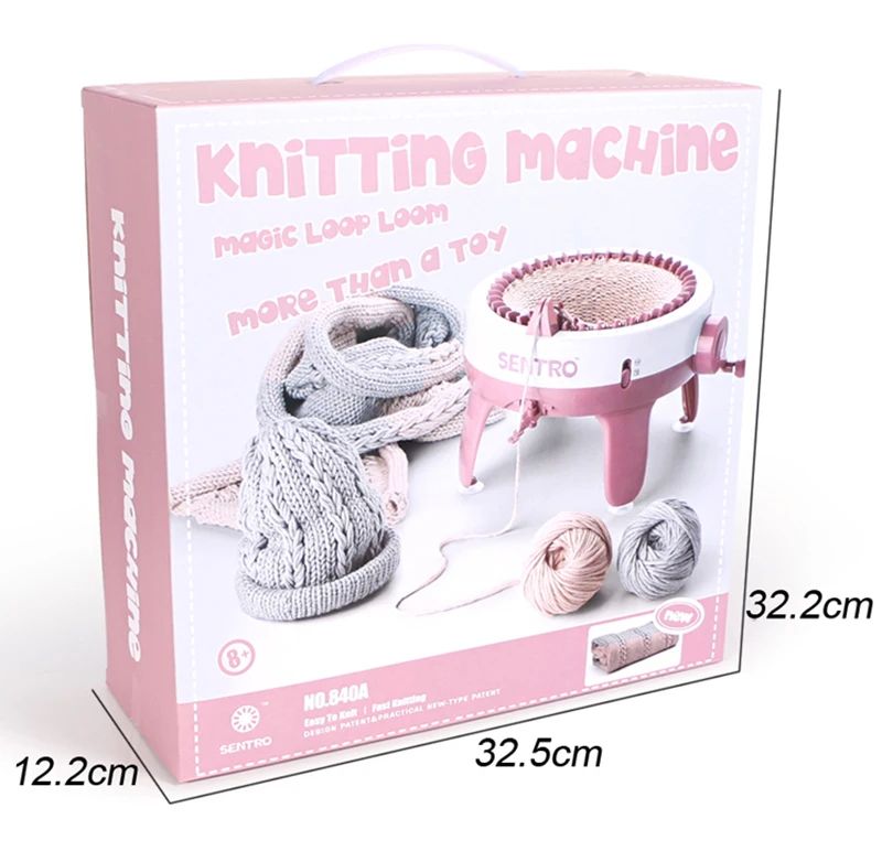 40-Needle Hand Knitting Machine DIY Knitting Loom