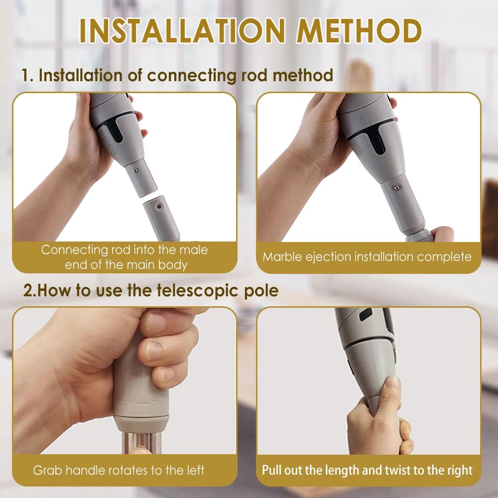 10 in 1 Wireless Electric Spin Scrubber