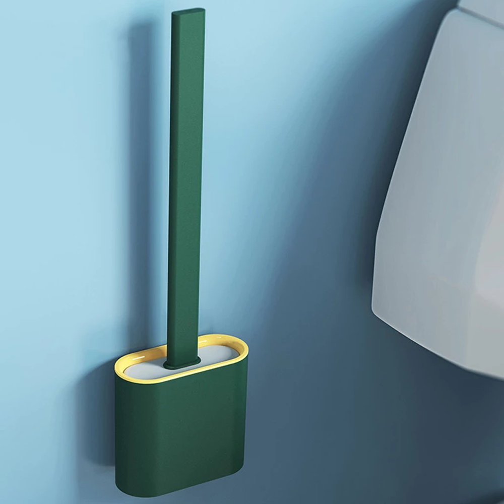 Silicone Toilet Brush & Holder Set
