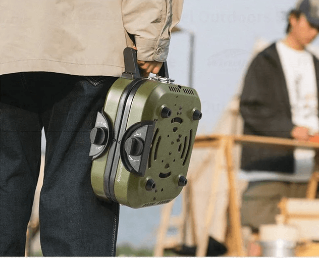 Naturehike Double Burner Folding Gas Stove Portable Outdoor Camping Cooker