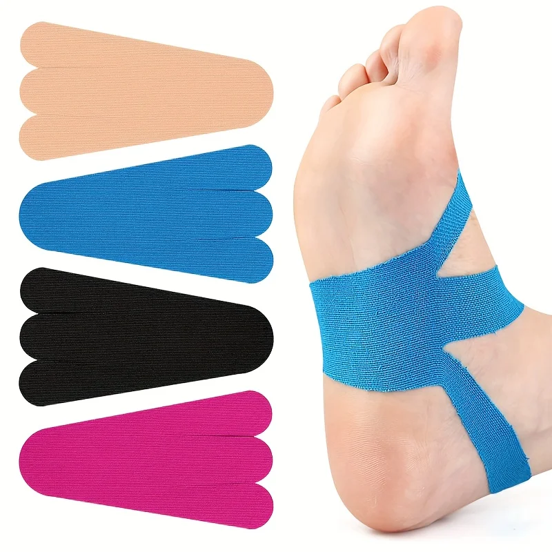 Pre-Cut Elastic Kinesiology Tape for Foot Support & Sports Recovery