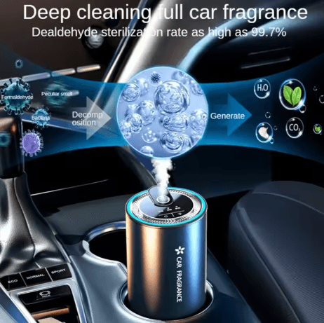 Car Perfume Air Freshener USB Rechargeable Essential Oil Aromatherapy Diffuser