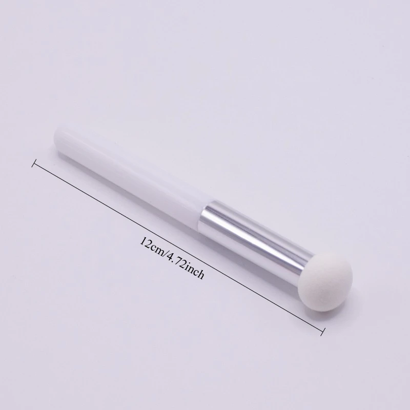 Concealer brush small sponge, pink handle beauty tool, highlight brush for acne and blemish coverage