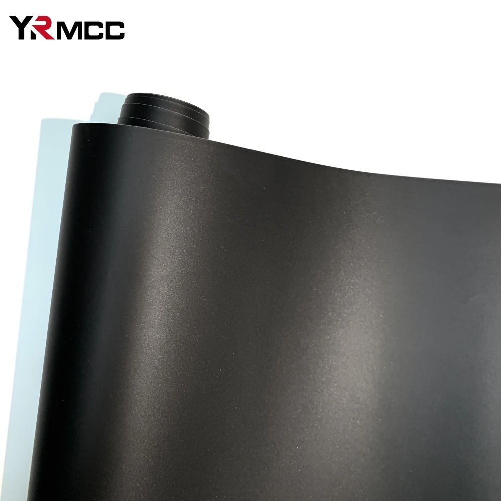Matte Black Vinyl Wrap Car Body Film Waterproof Auto Tuning Sticker