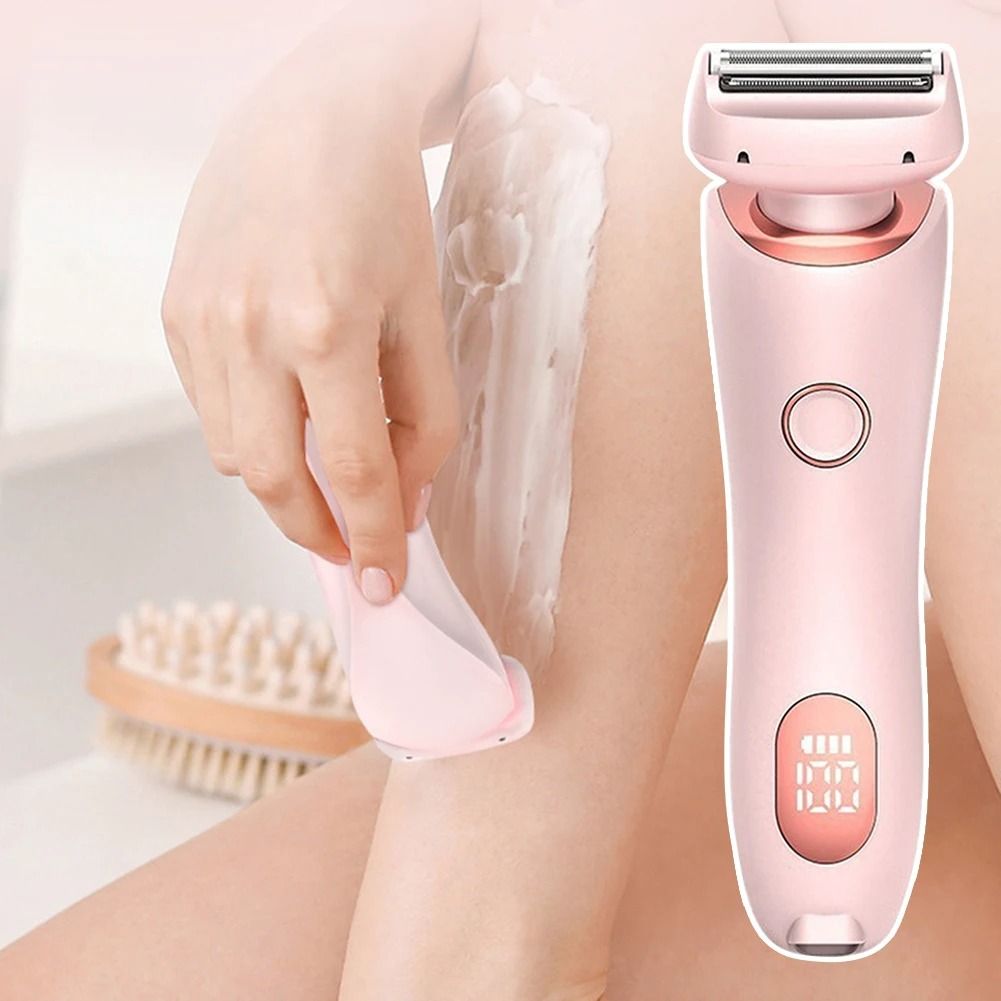 Waterproof 2 in 1 Bikini and Underarm Face Shaver for Women