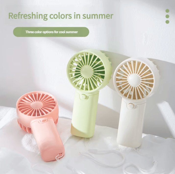 Portable Handheld Mini Fan – Lightweight Pocket Cooling Fan (AA Battery Powered)