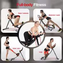 Dual-Track Adjustable Height Ab Crunch Machine