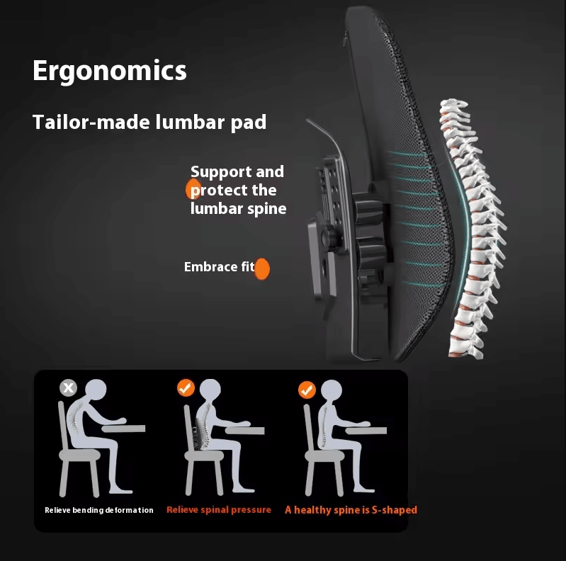 Portable Car Lumbar Support Cushion | Ergonomic Back & Waist Support Pillow for Car and Office Chair
