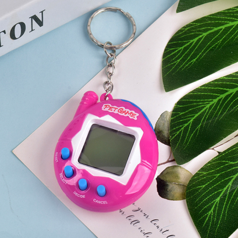 Transparent Electronic Pets Nostalgic 168 in 1 Virtual Cyber Pet Toy with Pixel Play Funny Retro Gift