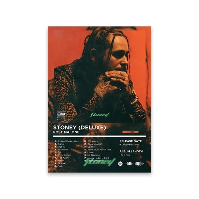 Retro Rap Album Cover Canvas Poster Music Wall Art Print