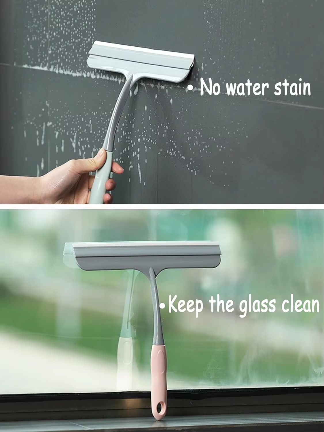 Premium Shower Window Squeegee – Streak-Free Glass Cleaner for Bathroom, Windows & Car