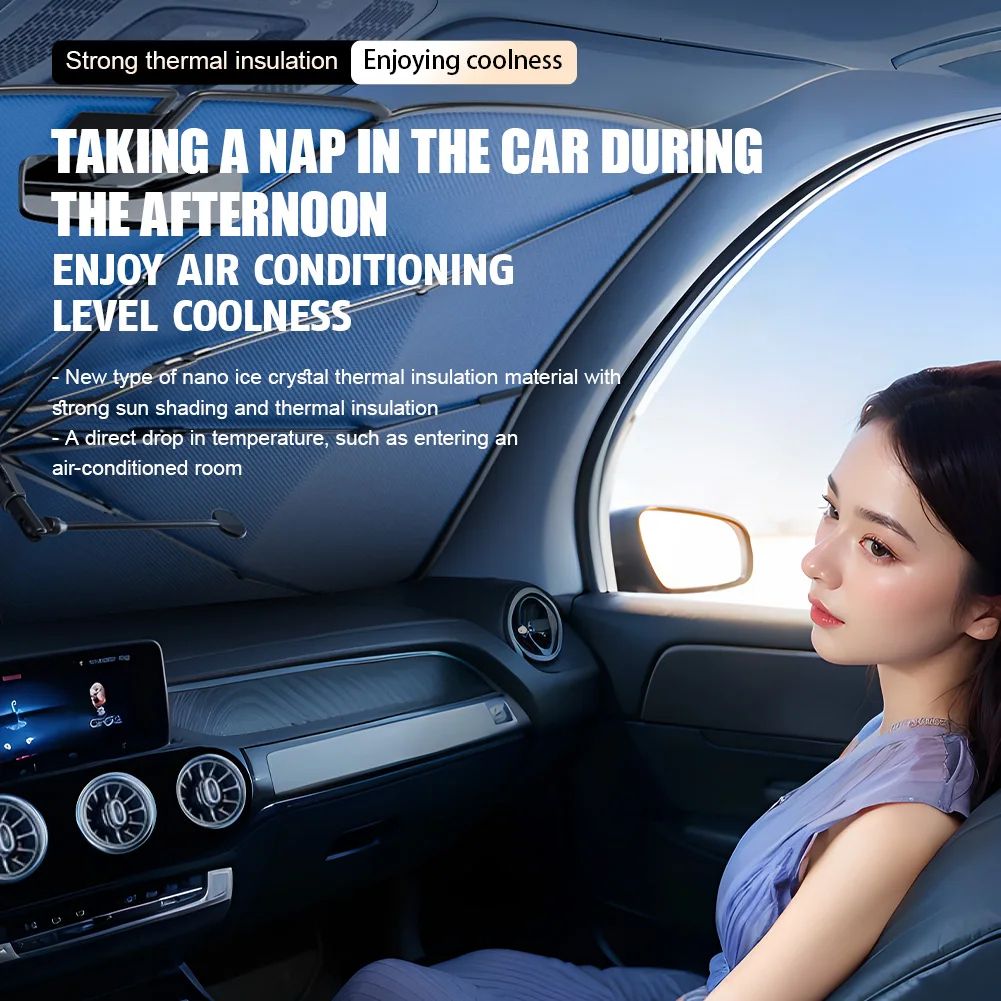Car Windshield Sunshade Umbrella with UV Protection