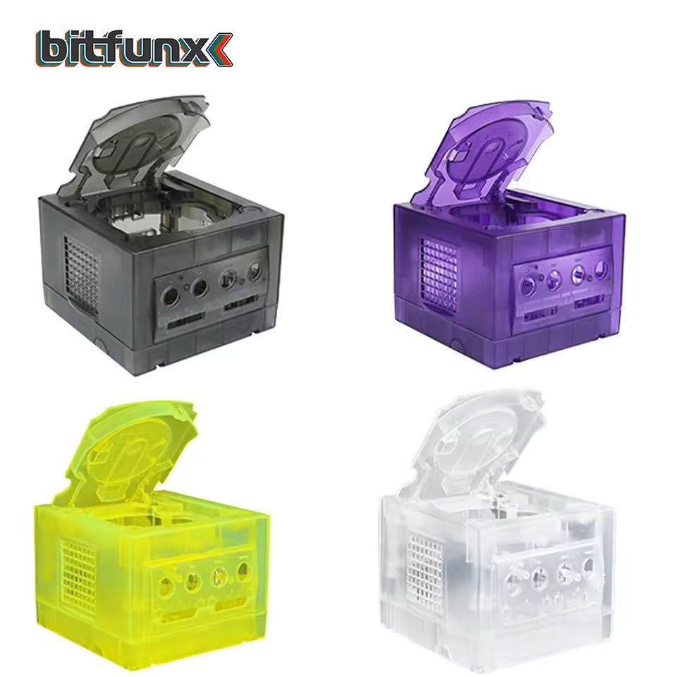 Transparent Replacement Shell for GameCube Console Clear NGC Case Housing Kit
