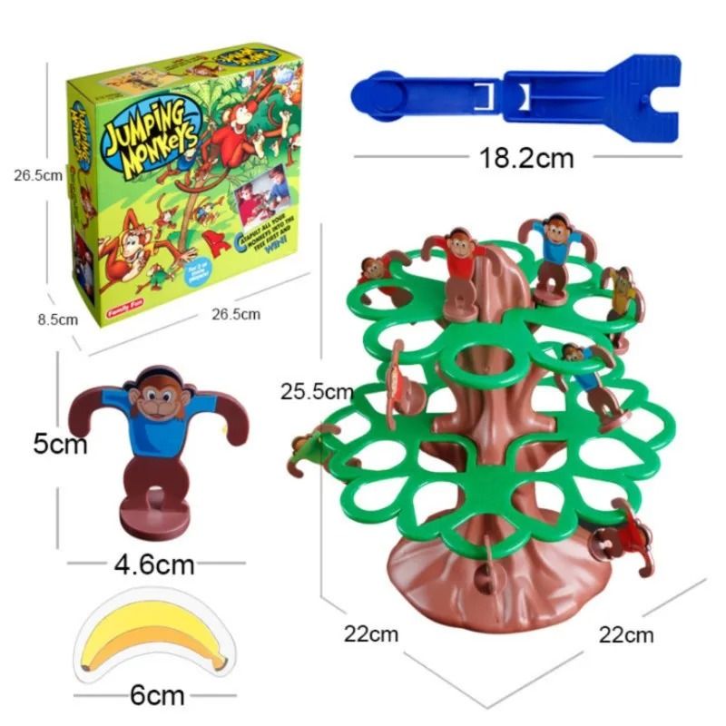 Jumping Monkey Game Interactive Family Board Game for Kids and Parties