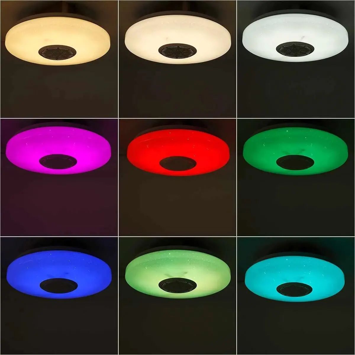 Smart RGB LED Ceiling Light with App and Remote Control