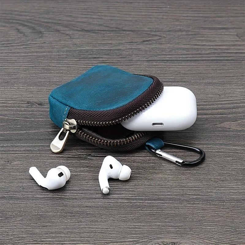 Retro Genuine Full-Grain Cow Leather Coin Purse