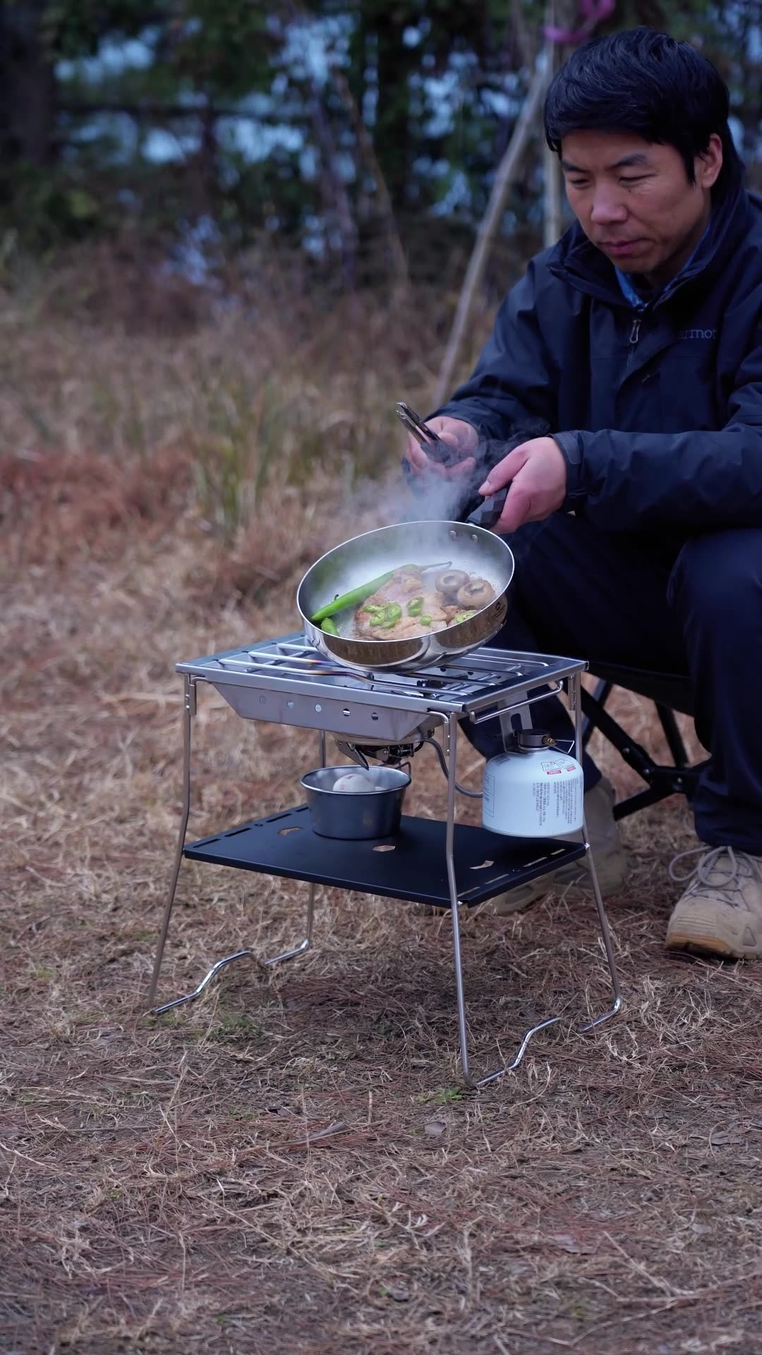 Stainless Steel Camping Furnace Plate Frame Windproof & Durable